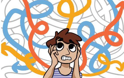 Illustration eines Kindes im Comic-Stil